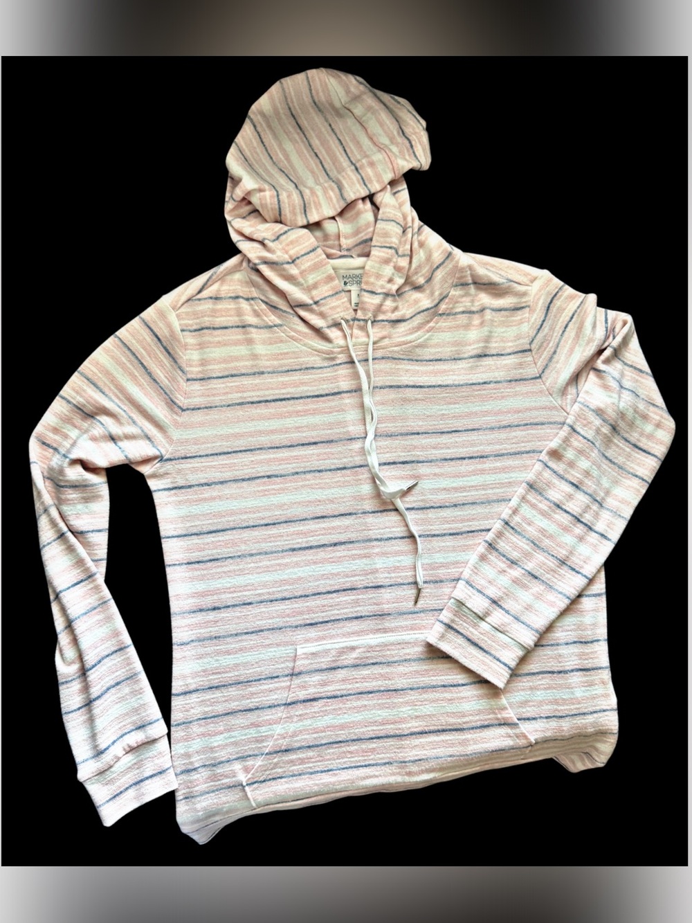 Lightweight striped hoodie
